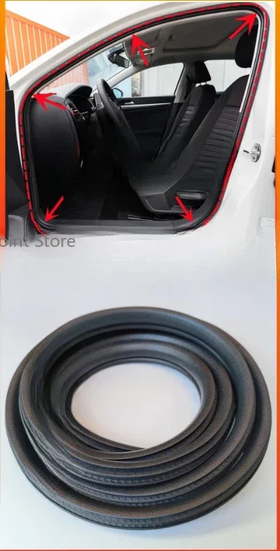

Suitable for s-cross [body door frame seal] rubber strip door hole waterproof soundproof trunk