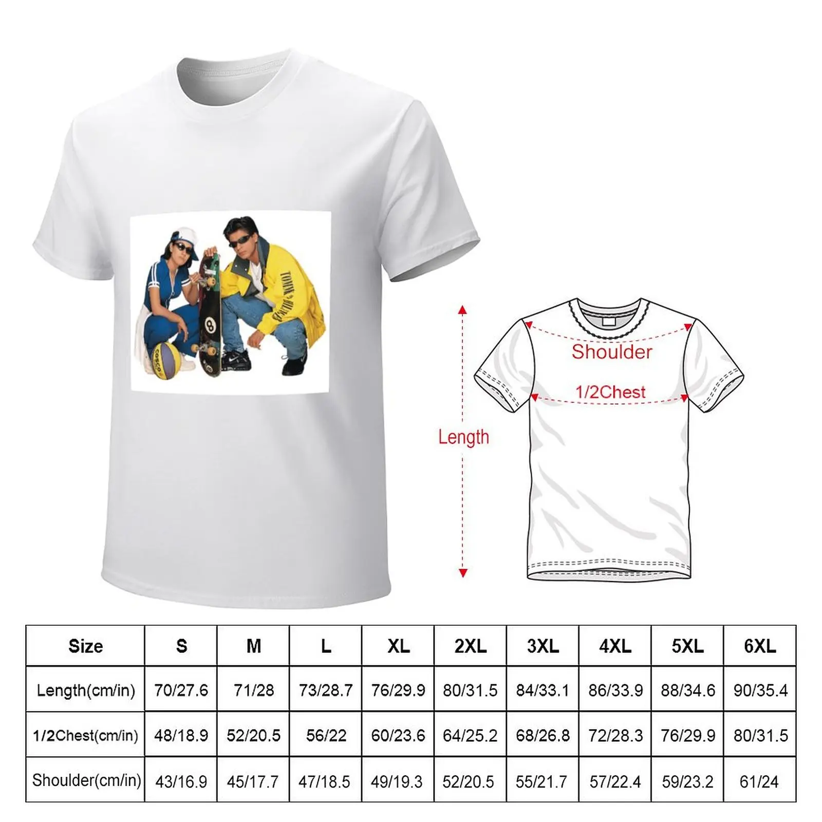 Rahul and Anjali T-Shirt oversized anime clothes funnys heavy weight t shirts for men