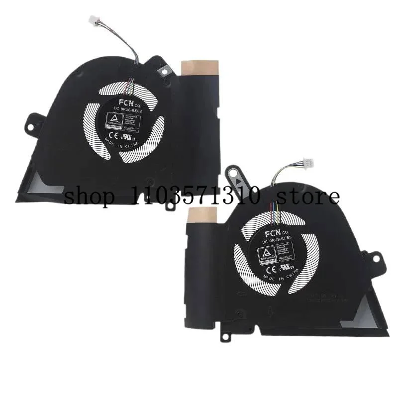 

M N Laptop Cooling Fan for Asus TUF dash F15 fx516 fx516p fx516pm fx516pc Notebook Cooler VGA radiator DC 12V 1A 4pin 4wire