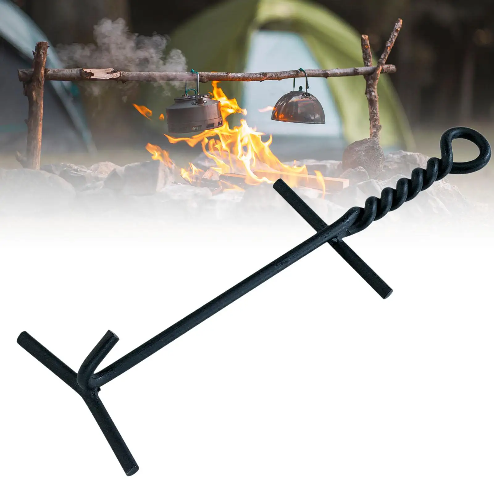 Deksellifter voor Nederlandse ovens, camping kookgerei kookpot pan ovenlifthandgreep voor buiten wandelen picknick backpacken accessoires