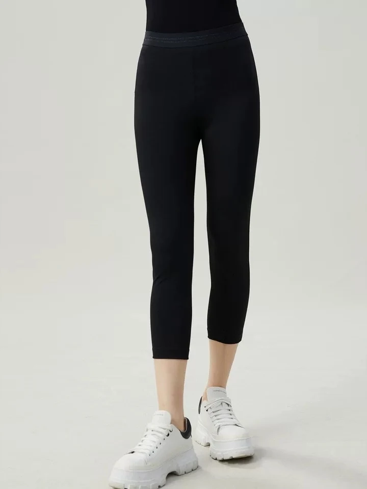 

Классические тонкие брюки для йоги с эластичной талией, женские летние модные эластичные брюки, брюки Ama Brand Base Layer Pants