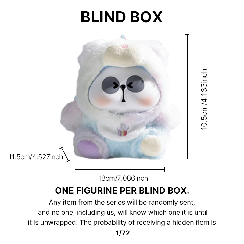 Toycity MR.PA Theme“Candy Sweetheart”Series Blind Box Cute Plush Doll Collection Periphery Mystery Box Stuffed Toy Birthday Gift