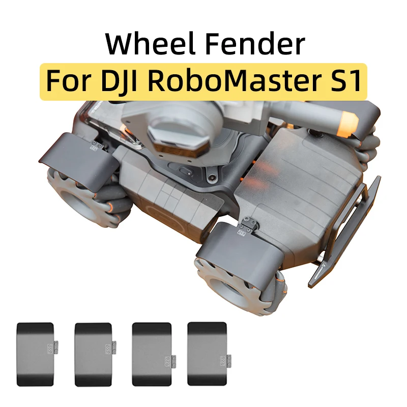 

For DJI RoboMaster S1 Educational Robot Aluminum Alloy Wheel Fender Wheel Ttires Protective Fender Refit Accessories