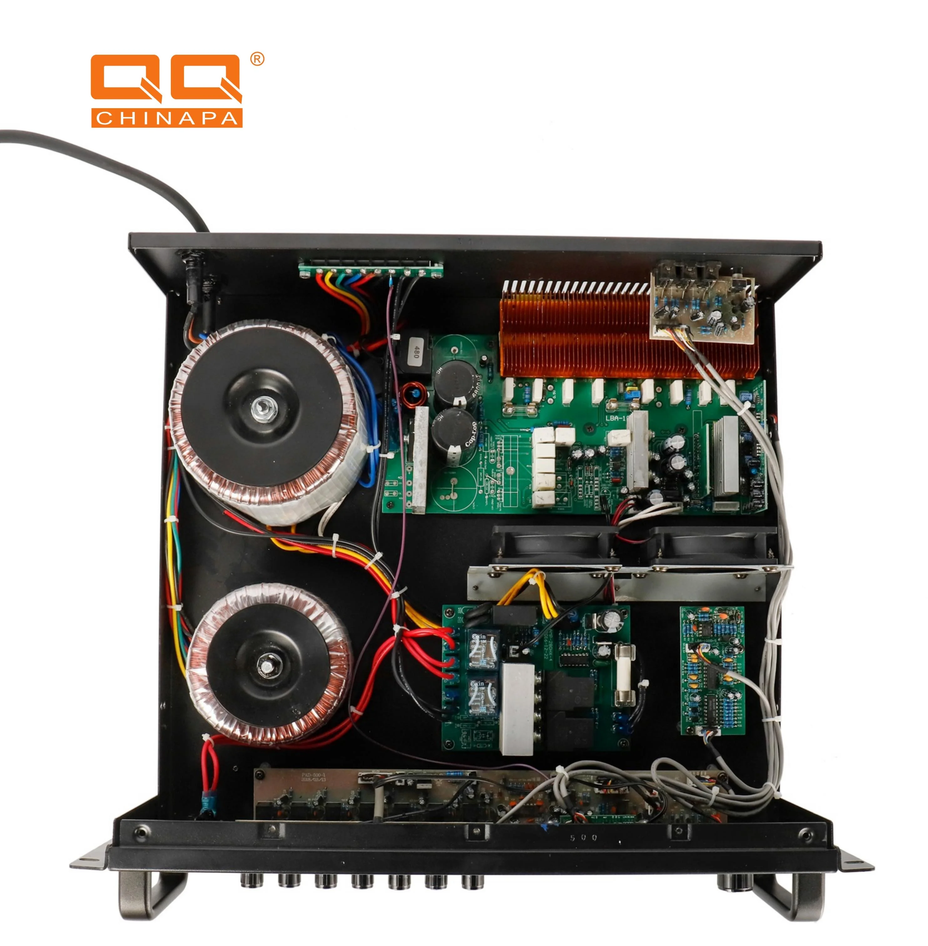 

QQCHINAPA LPA-380TF Versatile 4-16 Ohms Power Amplifier PA System Audio Amp For Various Applications