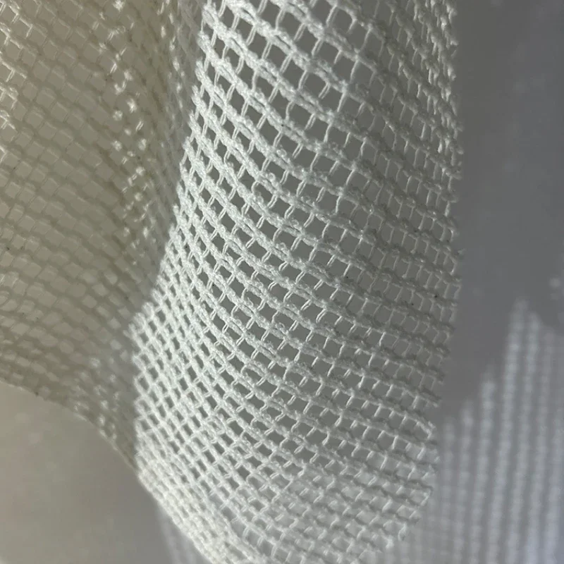 Hollow Woven Small Mesh Fish Net Fabric Polyester Cotton Warp Knitted Creative Clothing Design Fabric Diy Sewing By The Meter