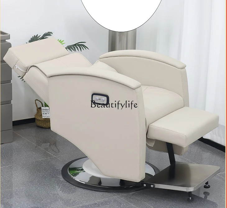 For Hair Salon Head Electric Hair Care Chair Pedicure Reclining Seat