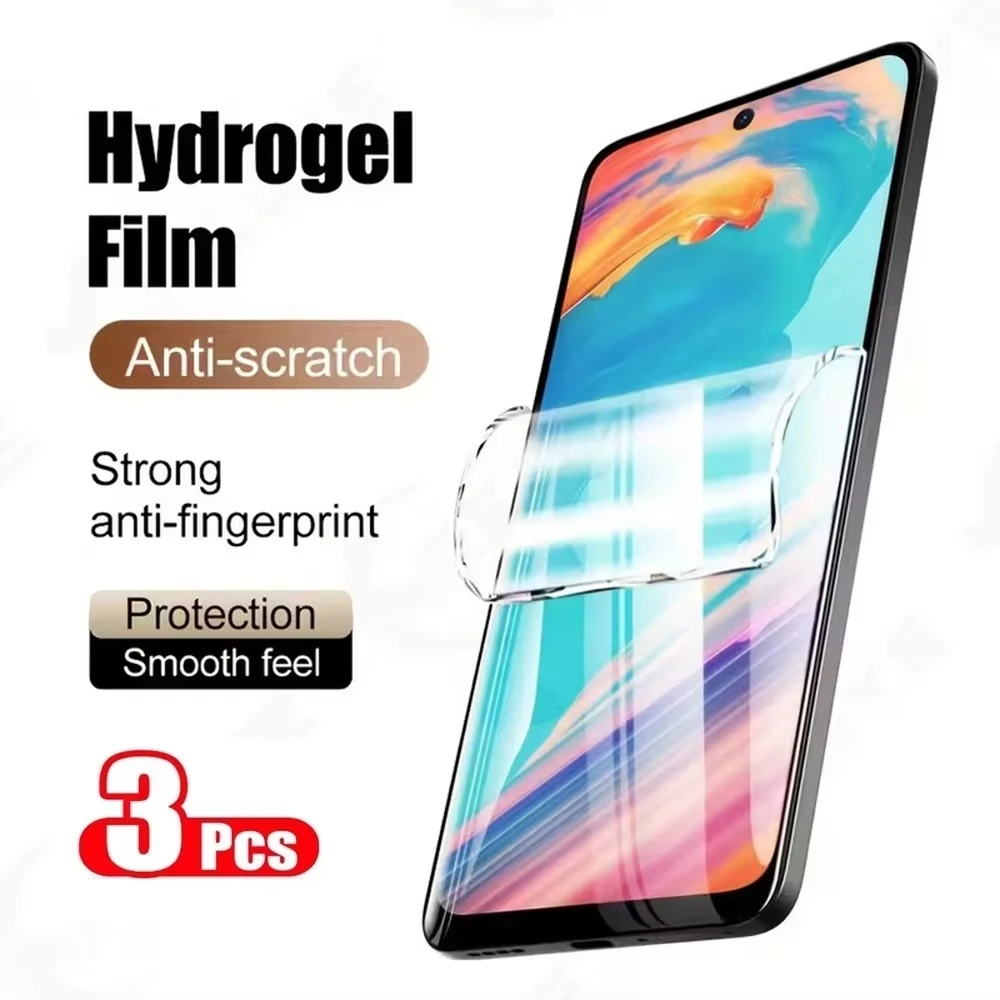 3-1Pcs Hydrogel Film for Samsung Galaxy A16 5G 4G A17 A53 A55 A57 A56 A52 A54 A36 A37 A35 A33 A26 A05 A06 A07 Screen Protector