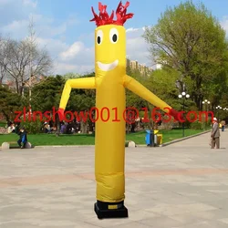 10ft Inflatable Wacky Waving Flailing Arms Tube Man Dancing Air Puppet-Yellow For Advertisement Promotional (No Blower)