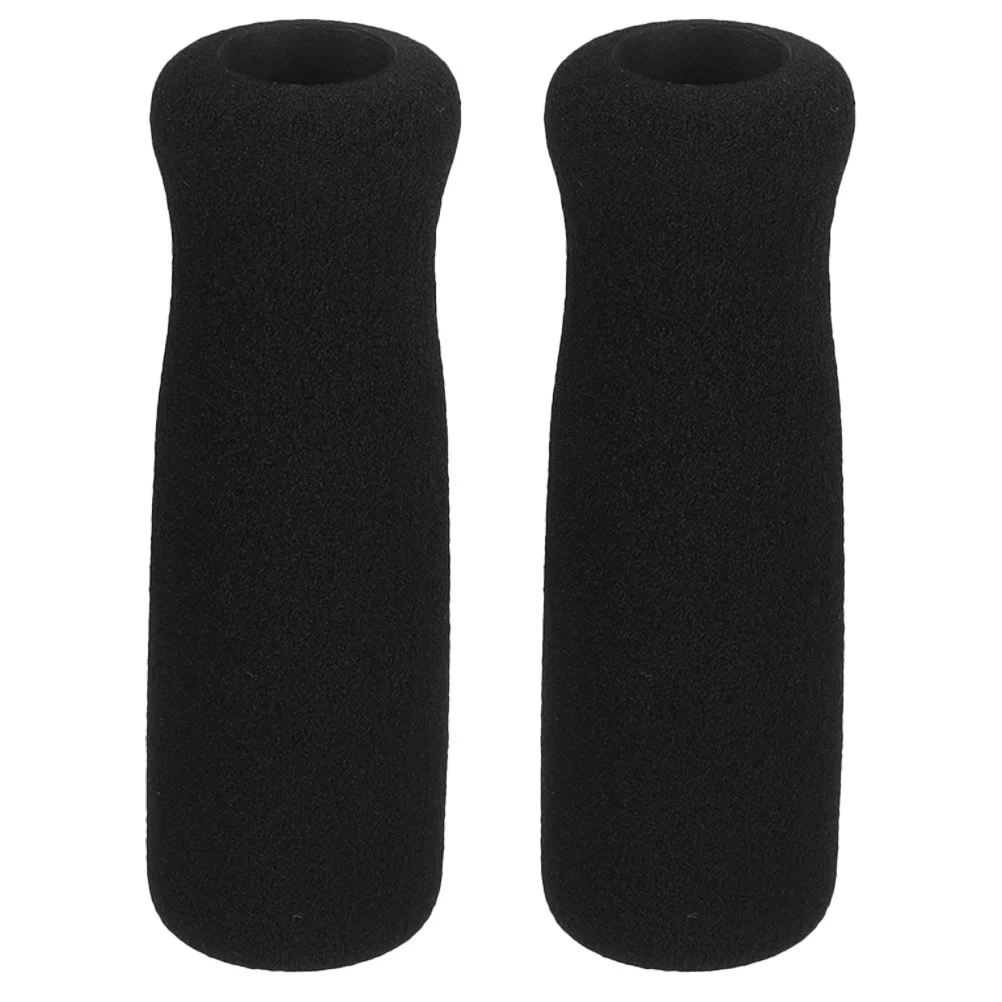 2 Pcs Hand Crutch Handle Cover Handles Grip Elasticity Thicken Grips for Walking Cane