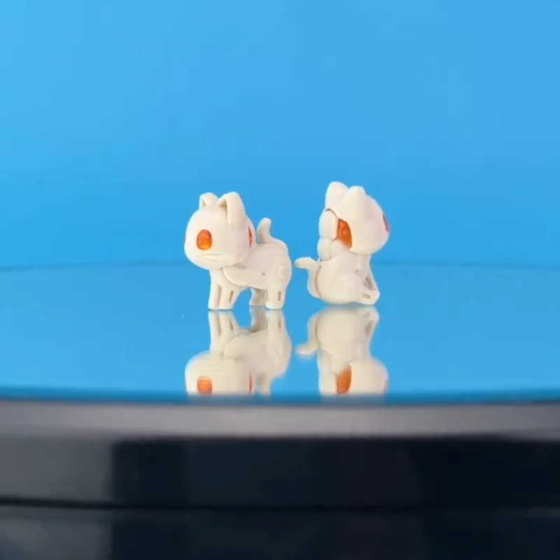 Trasformatori a bestia infinita Trasformatori per auto per gatti che trasformano giocattoli Mecha Modello di assemblaggio animale Pezzo da collezione Figura cool