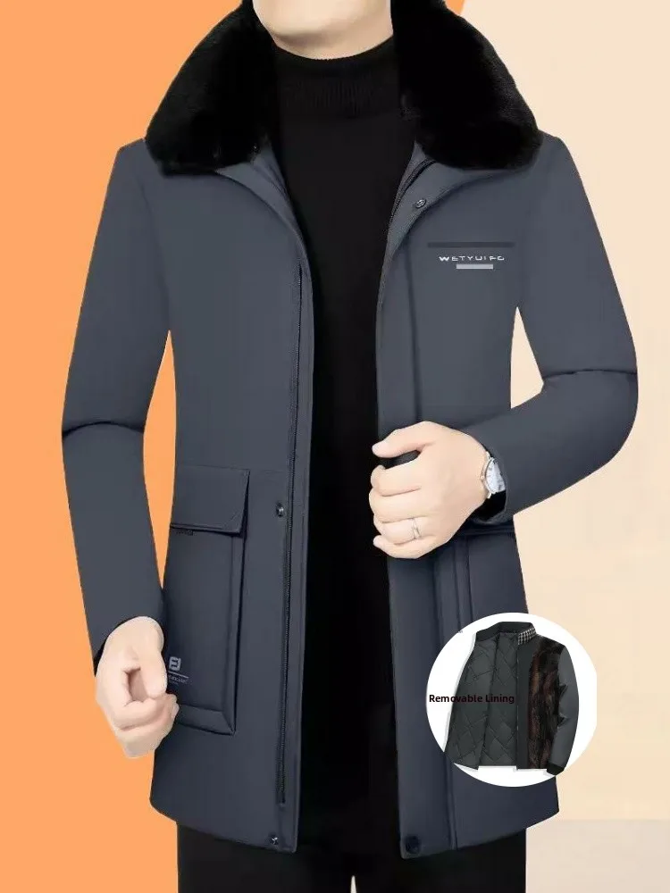 

Утепленная мужская хлопковая куртка на флисовой подкладке: роскошная, новая, осенне-зимняя, повседневная, модная, теплая, деловая, хлопковое пальто