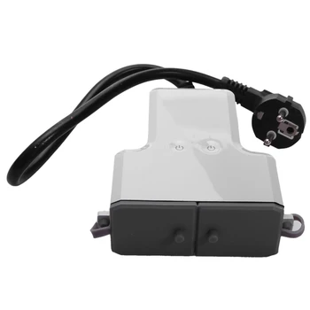 Tuya Plugue Inteligente Impermeável, WiFi, Tomada Exterior, Ajuste de Tempo, Tomada Remota, Compatível com Alexa, Google Home, Plugue UE