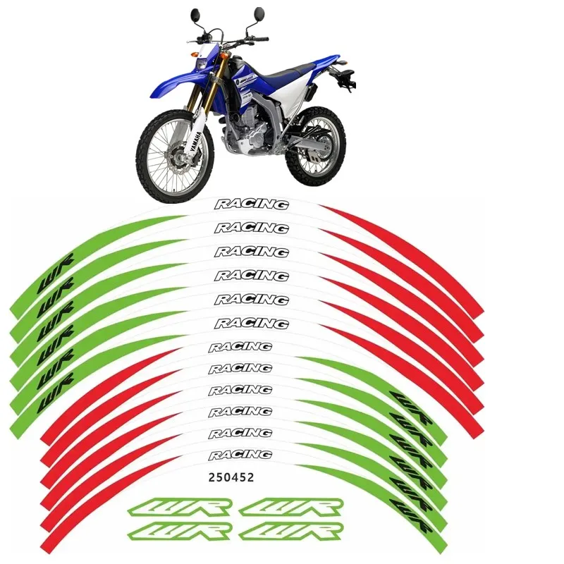 For YAMAHA WR250R WR250F WR450F Motorcycle Parts Contour Wheel Decoration Decal Sticker -16