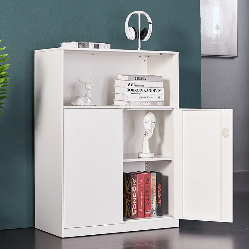 تفكيك وتجميع خزانة ملفات كلمة المرور، خزانة منخفضة، خزانة حديدية، قسم مكتب، خزانة جانبية على الحائط، أسود #5