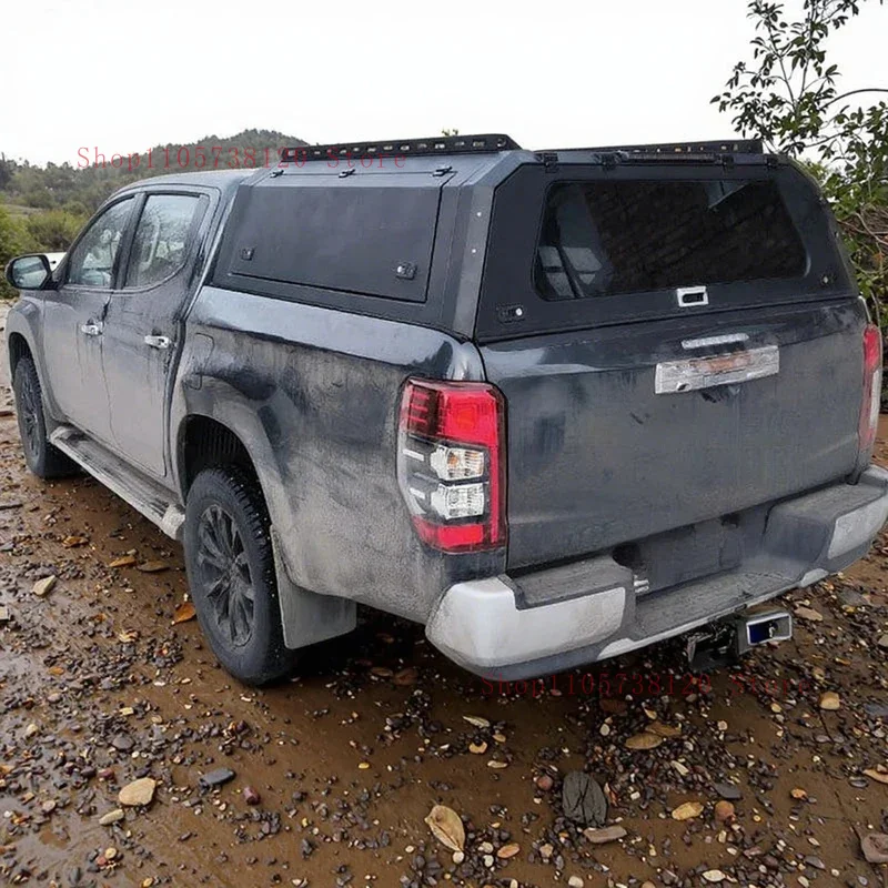 High Qualit Aluminum Alloy Tonneau Cover + L0 Waterproof Truck Roof Canopy Foldle Off-Road Pickup Hardtop