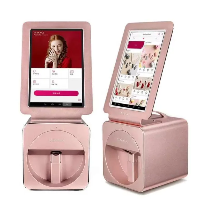 

Portable 3D Digital Nail Art Printer, Mobile DIY Photo Printing Manicure Equipment for Salon & Home Use