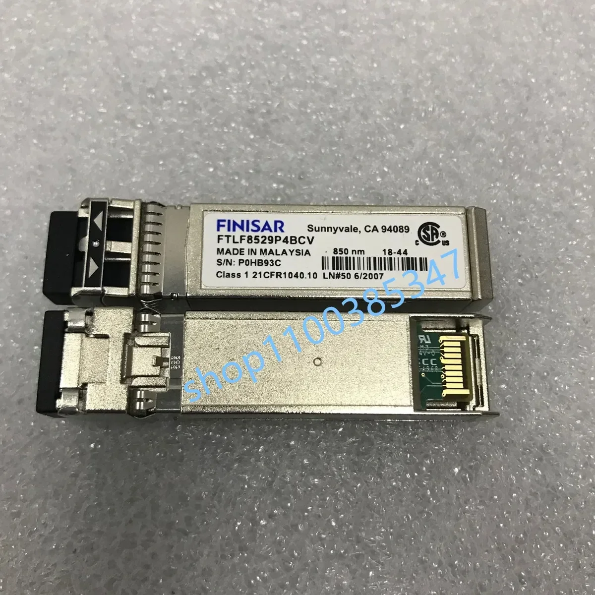 

1PCS Finisar 16gb SFP Switch Module/FTLF8529P4BCV/16Gb 850nm SW FC 16G Fibre Channel Card Module/16G Switch Port Module
