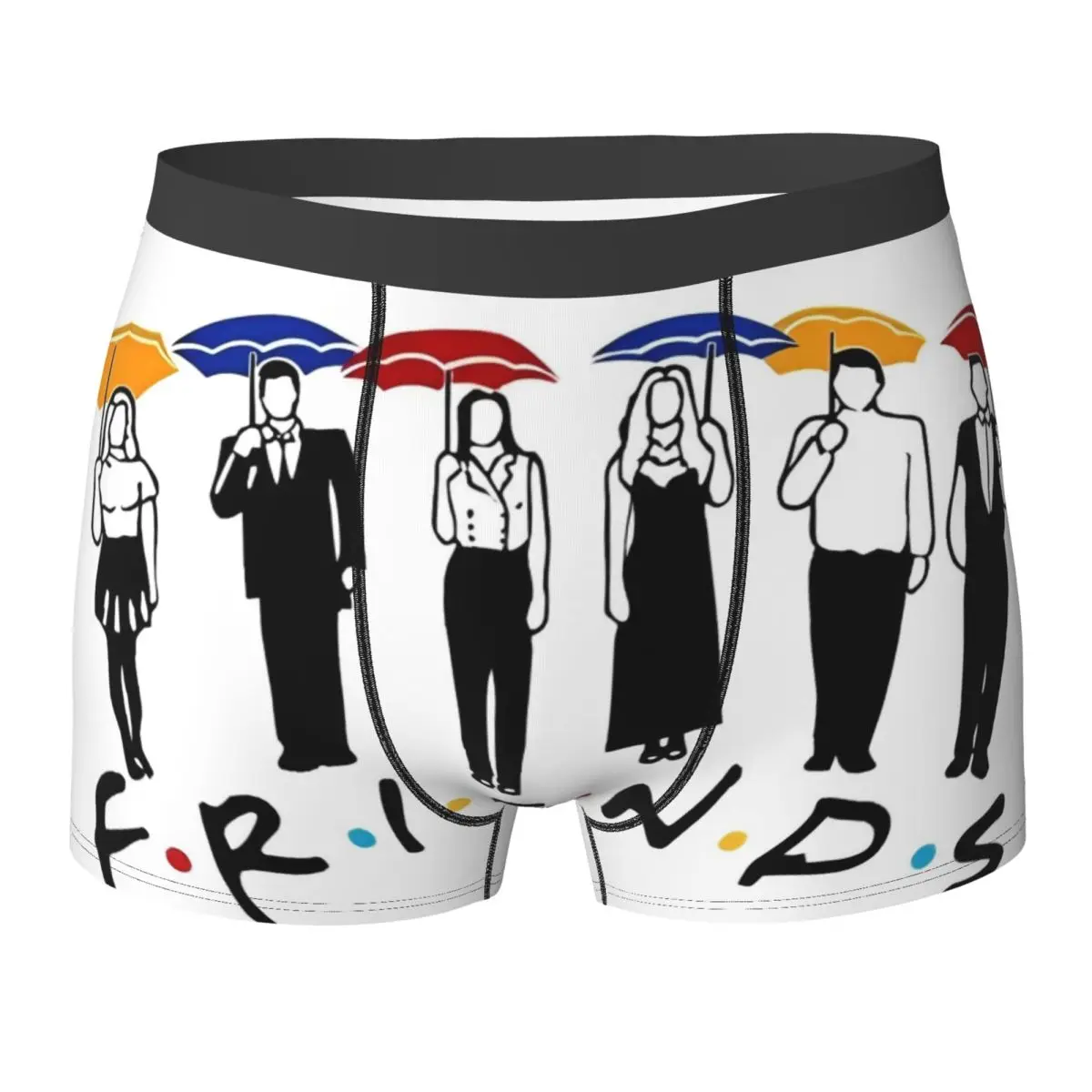 

Друзья ТВ-шоу плакат нижнее белье программа мультяшная сумка популярные боксеры с принтом трусы-боксеры милые мужские трусы больших размеров