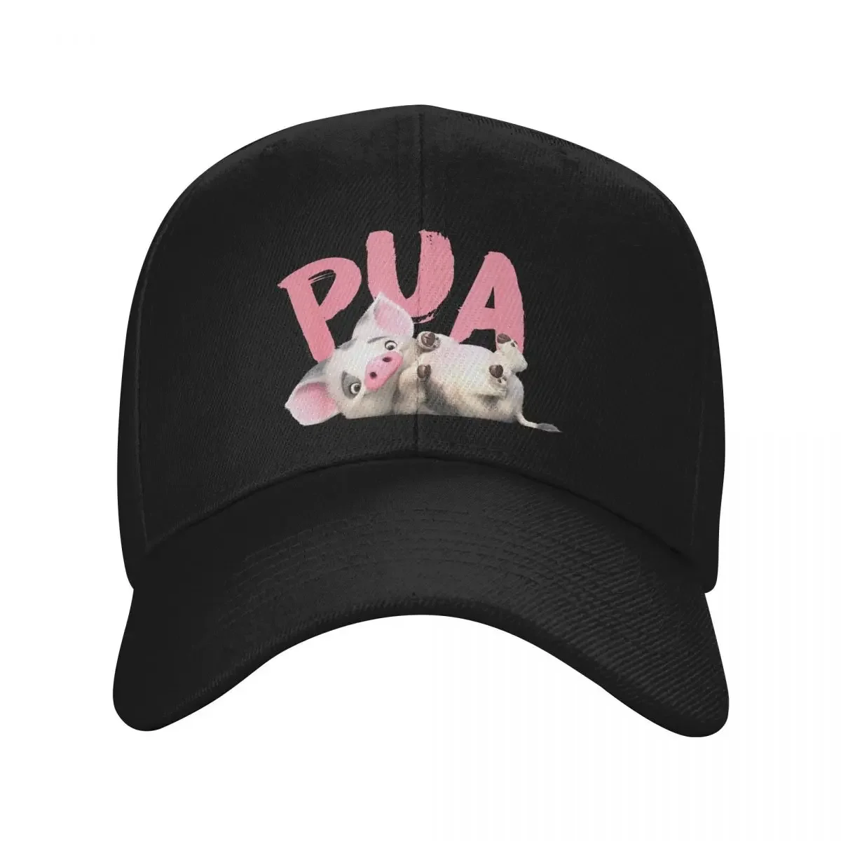 Adult Moana Pua The Pig Hat Casual Baseball Caps Polyester Dad Hat Trucker Worker Cap Breathable Sports Cap Summer