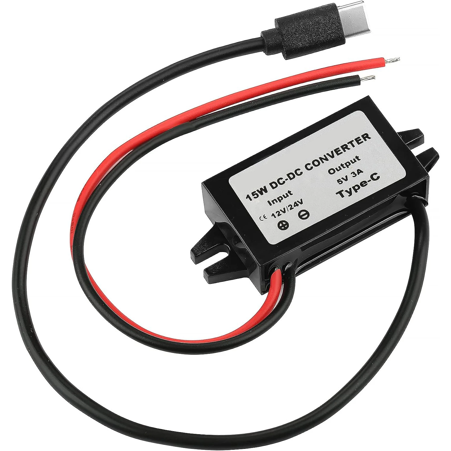 Waterdichte 12V naar 5V Converter DC-DC Step Down Module Power Adapter USB-A Vrouwelijke/Type C/dual USB/open Draad Connector