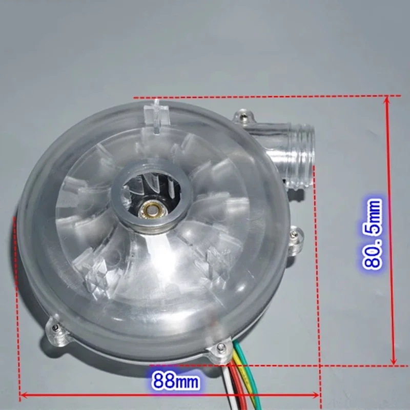 12V-24V Silent High Speed Turbine Fan Motor Strong Magnetic Double Ball Bearing Mini 39mm Inner Rotor Brushless Motor DC