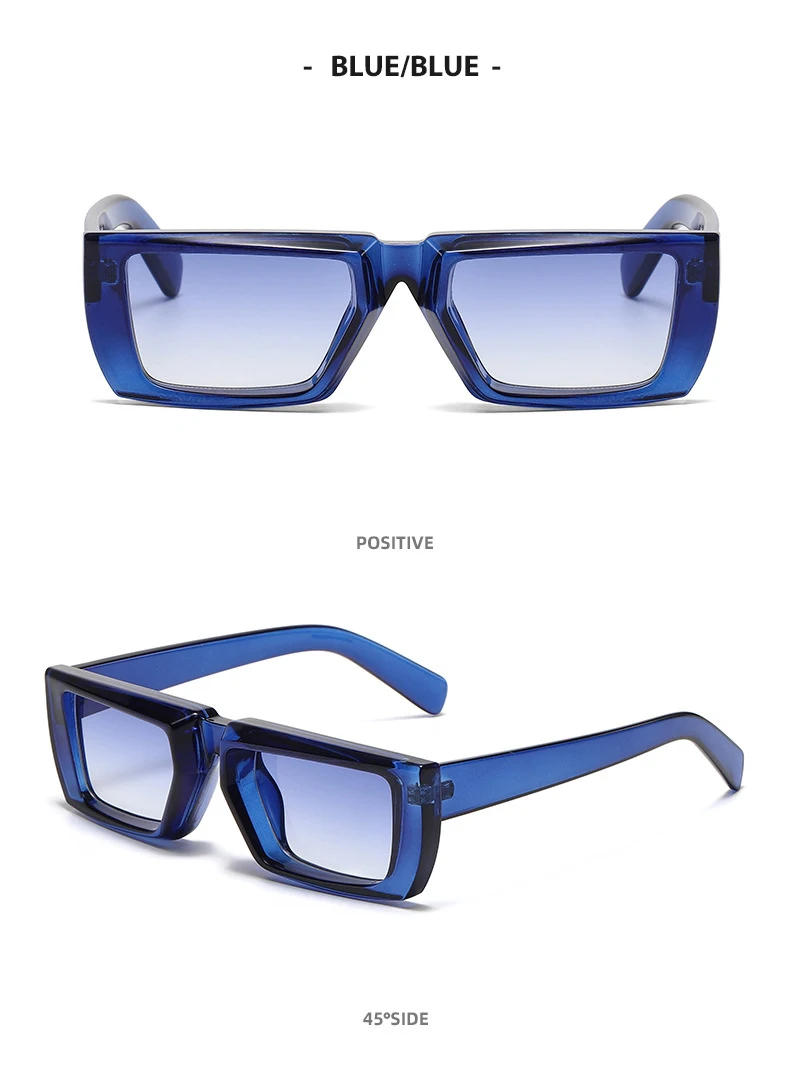 OEC CPO Vintage Rechteck Sonnenbrille Frauen Punk Kleine Rahmen Sonnenbrille MenTrends Quadratische Gläser UV400 Shades Mode Brillen – Detail 11