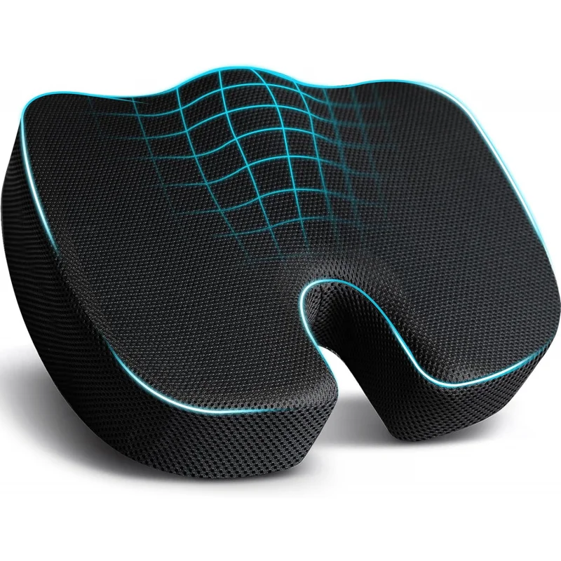 

Cushions Office Chairs | Tailbone Cushion for Car Seat | Sciatica, Butt & Coccyx Pain Relief Desk C