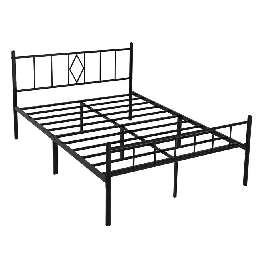 

14 Inch Full Size Bed Frames with Headboard Footboard, Under Bed Storage, Strong Metal Slats Support, No Box Spring Needed, Noi