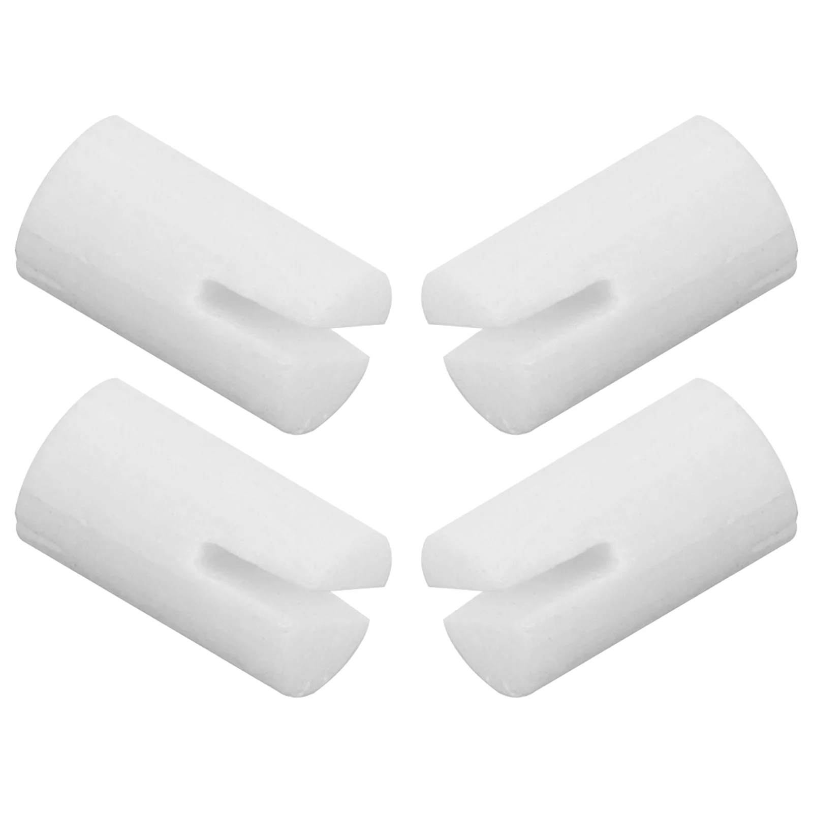 

4 Pcs Banjo Nut Bone Blanks Cool Gifts for Players Turtledove Beef Women Unique