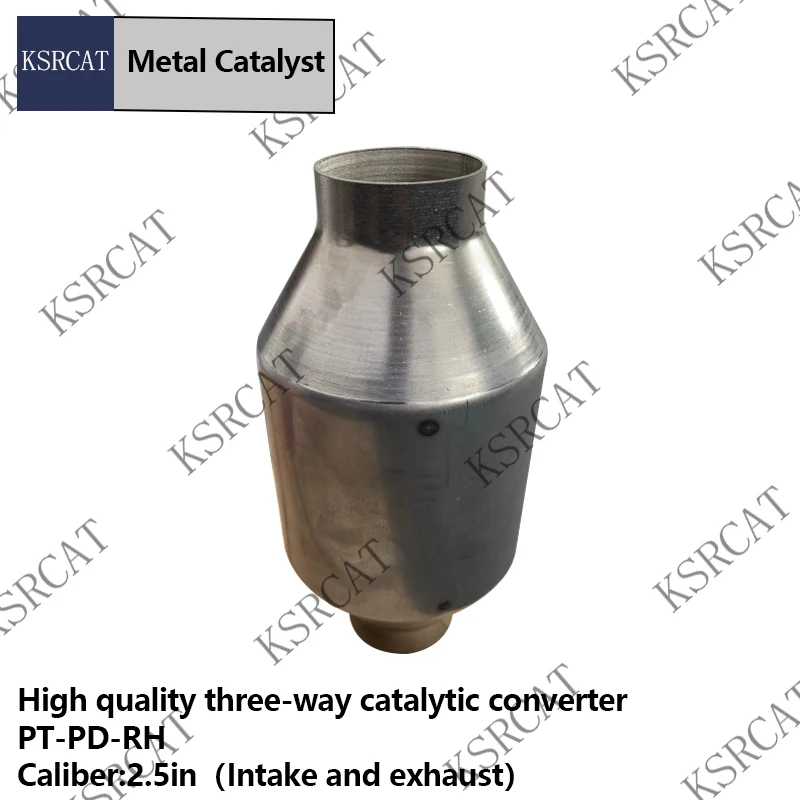 2.5-inch universal three-way catalytic converters are compatible with euro5-euro6 models 300cpsi high flow metal catalyst