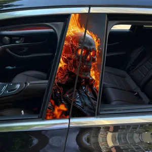 1pc Geometrische Waben -Auto -B -Säule C Pilar Dwaterprof Water Center Center Center Deckung Dekoration 10 Hauptaufkleber der Verkaufswabe - №8