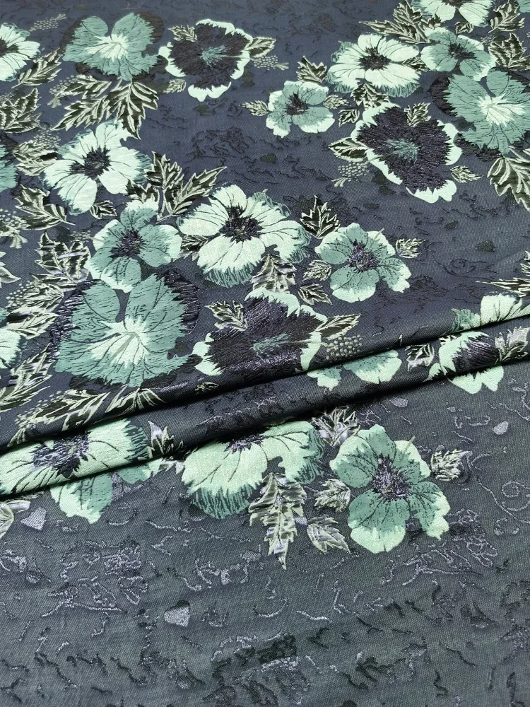 

Тканая жаккардовая парчовая модная ткань для шитья платья Cheongsam Hanfu, оригинальная этническая одежда, тканевые ткани