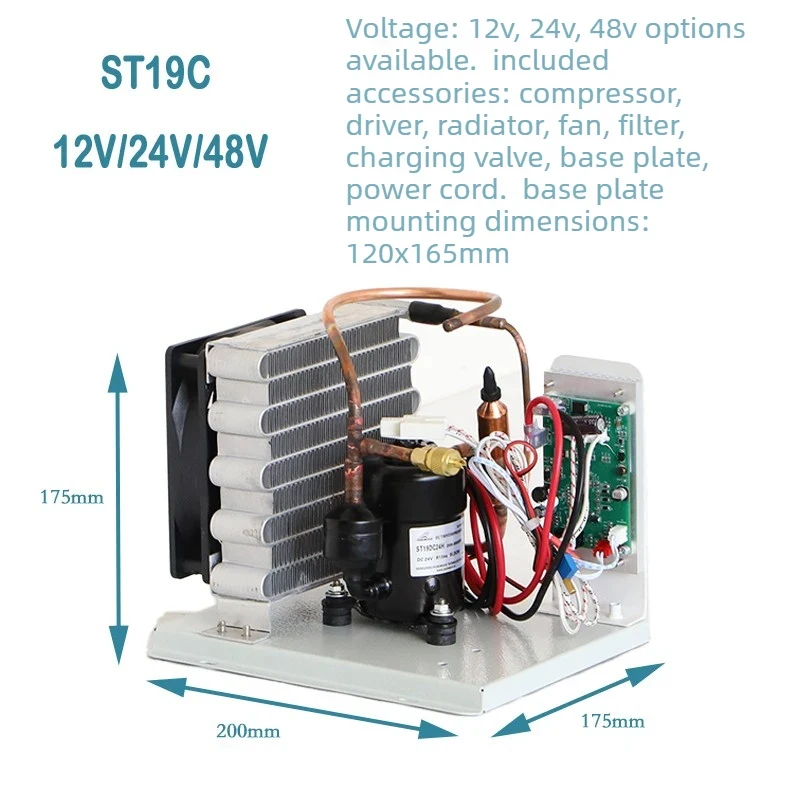 

STC Miniature Comprsor Condensing V/V/V Small Refrigeration Unit Conditioning