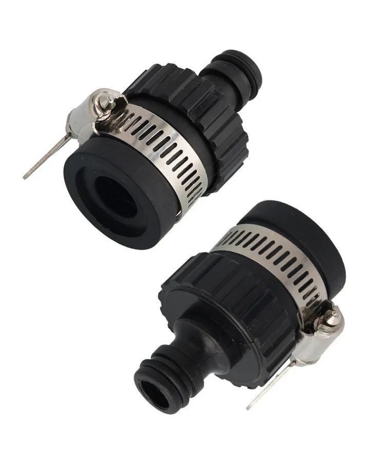 

2pcs Durable Universal Water Faucet Adapter Plastic Hose Fitting Quick Connect Fitting Tap for Car Washing Garden Irrigation