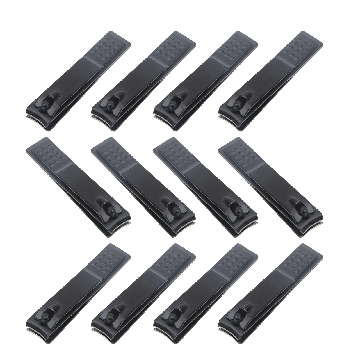 

12 Pcs Nail Clippers Fingernail Scissors Toenails Manicure Tools Durable Carbon Steel Ergonomic Design Gift