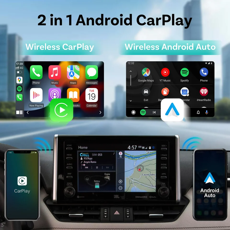 OTTOCAST Play2Video Express CarPlay Android Auto アダプター
