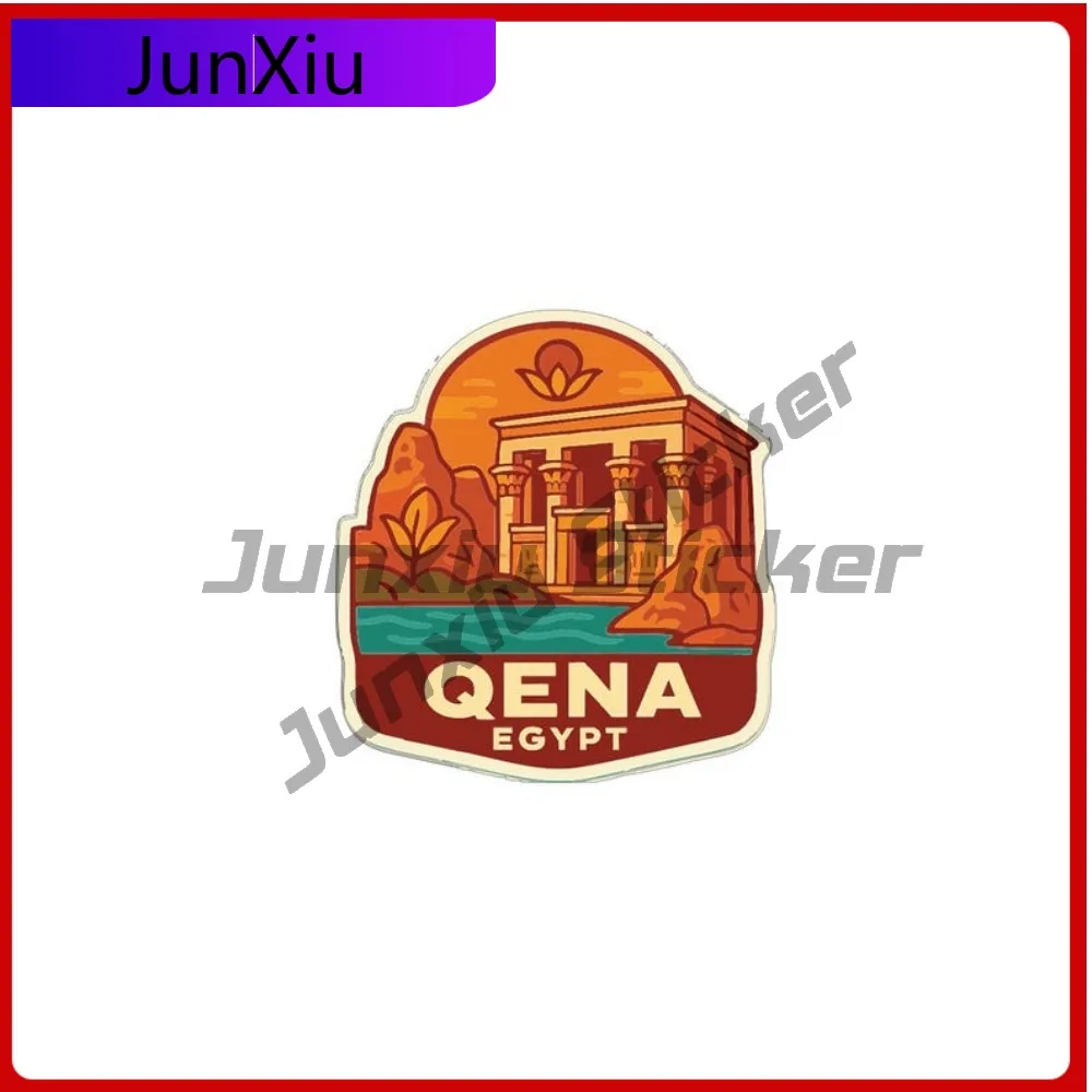 

Qena Egypt City Vacation Vinyl Decal Scratch-proof Exterior Decoration X 500 Motorcycle Bumper Truck Pickup Camper Stickers Tape