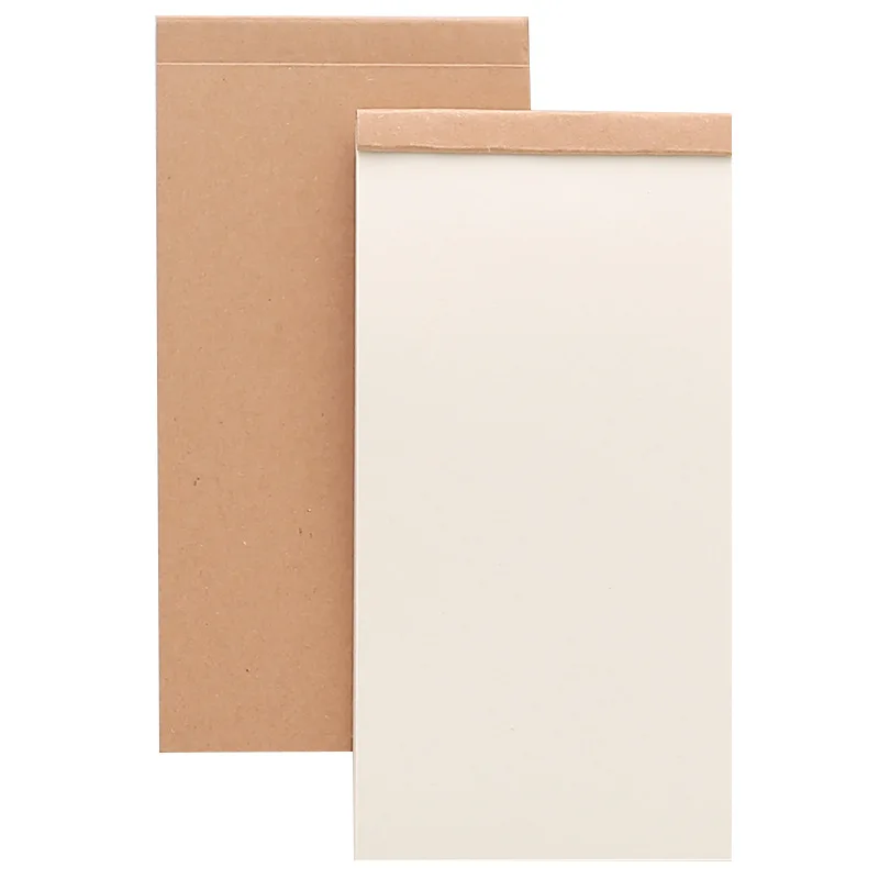 Vintage Kraft Paper Strip Notepad This Portable Small Book Can Tear Hands Account Books Children Gift Stationery School Supplies