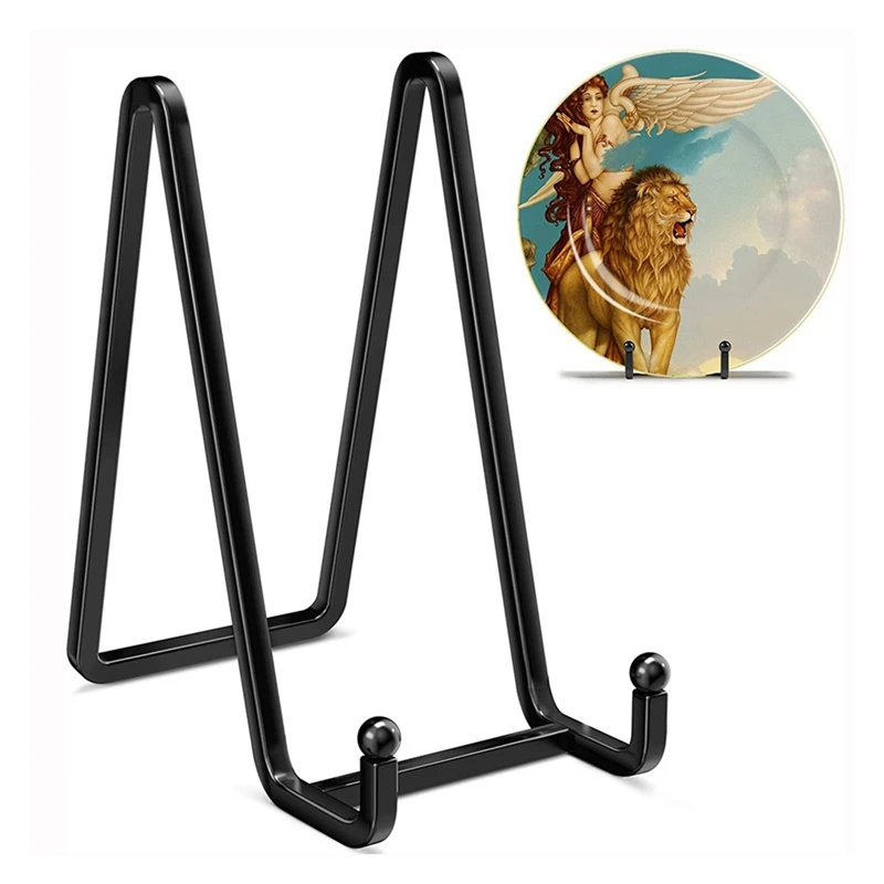 Plate Stands For Display Metal Frame Holder Stand Picture, Decorative Plate, Book, Photo Easel