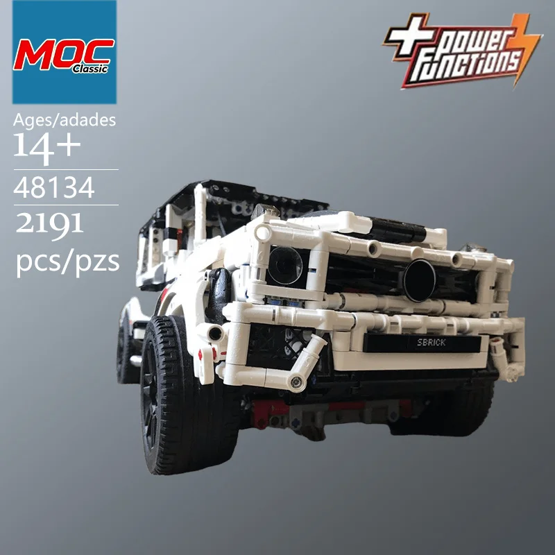 Specially Customized MOC 4WD Off-Road SUV Technic Model - Trendy Educational Toys, Top Choice Gift for Casual Building Games