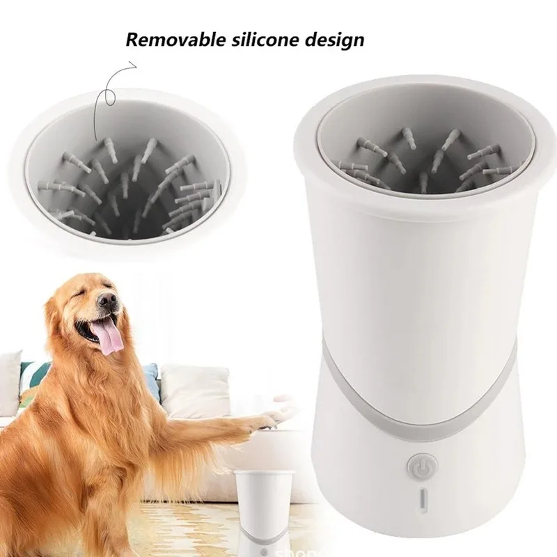 Electric Pet Feet Washer Automatic Pet Paw Cleaner Portable Quick Low Noise Dog Cat Foot Cleaning Cup for Pets Best Seller