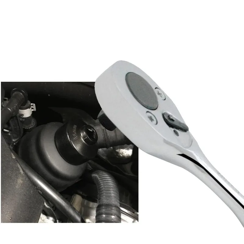 7 Pieces Set of Oil Wrench Cover  Filter Element  and Socket Disassembly Tool for Mercedes Benz  BMW  and Toyota Manual Tools