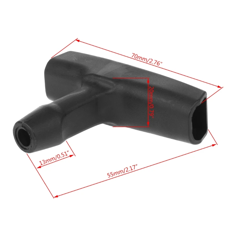 Recoil Pull Starter Handle Fits Max.4mm Diameter Cord Lawn Mower Parts Drosphip