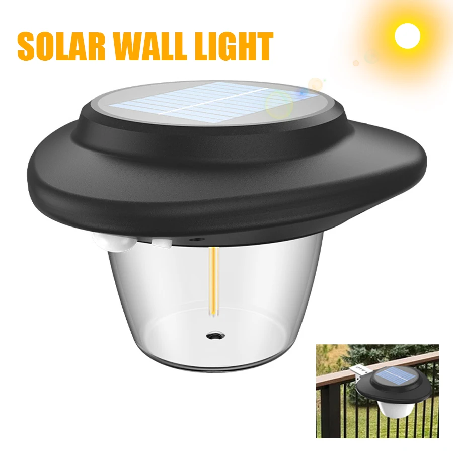 

Новый вольфрамовый светильник с солнечной батареей, домашний умный датчик стены, наружный водонепроницаемый светильник для двора, гаража