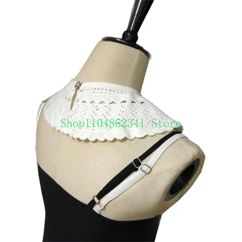 5ASD FSIONALAID LACE TRIM CLANT COLLAR ACCESSION DESTACHINE DESIGN COLLAR FASHION FASHION FASHION FASHION
