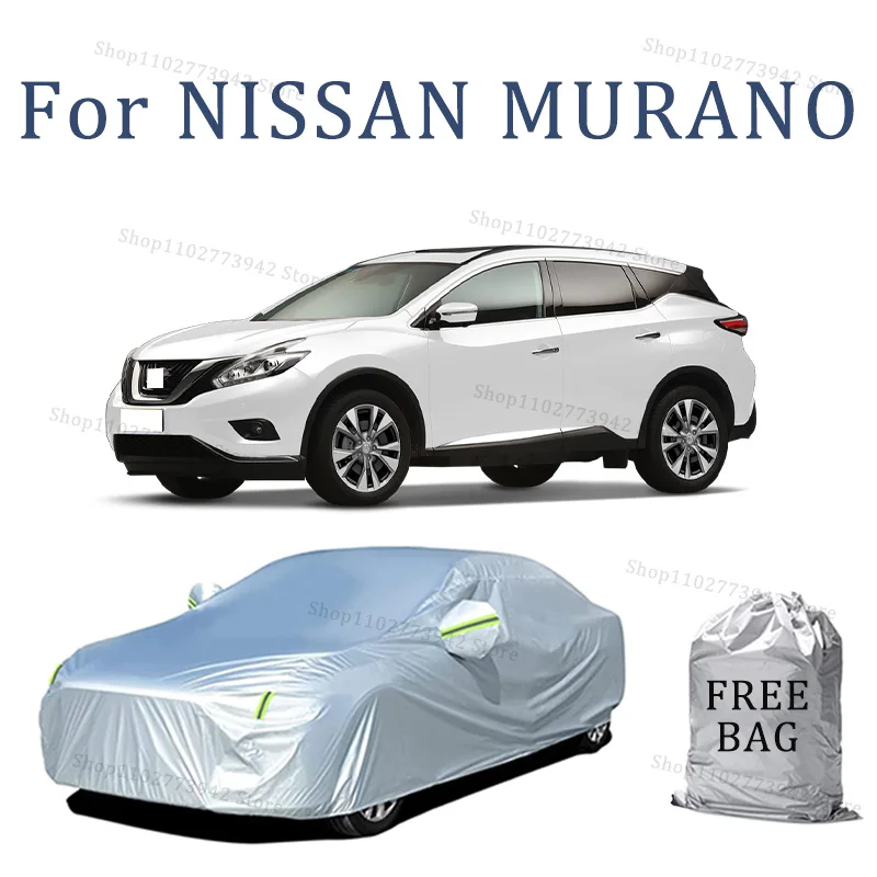 

Для NISSAN MURANO автомобильный чехол, полные чехлы со светоотражающей полосой, пылезащитный, устойчивый к УФ-излучению, устойчивый к царапинам, солнцезащитный защитный чехол