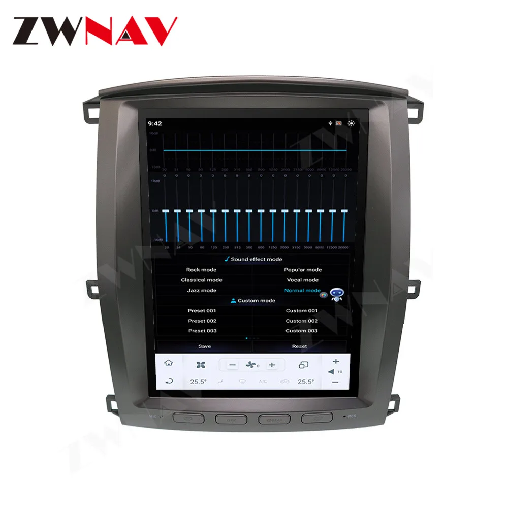 For Lexus LX470 LC100 2002 Android 11 CARPLAY 128G Screen Player GPS Auto Audio Stereo Radio Recorder Head Unit 2002-2007