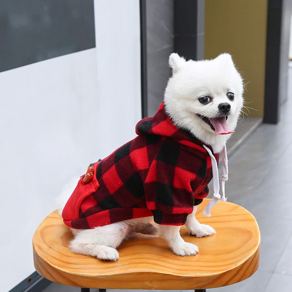 

1Pcs Pet Christmas Costume Premium Winter Warm Dog Coat with Zipped Pocket Festive Puppy Garment for Holiday Party Photography