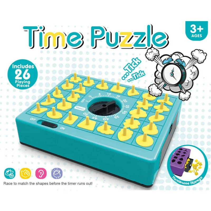 

Time Game Board Game Shape Matching Puzzles For Kids Early Educational Toys Teaches Shape Recognition Deductive Reasoning
