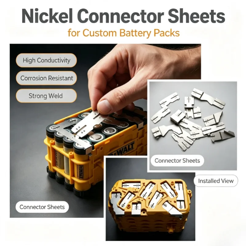 18Pcs Set Lithium Battery Case 15X18650 Cell Holder Connector Assembly Kit For  60V Cordless Power Tool Replacement Shell